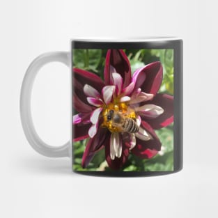 Dahlia Floral Delight - Save the the Bees and Our Planet! Mug